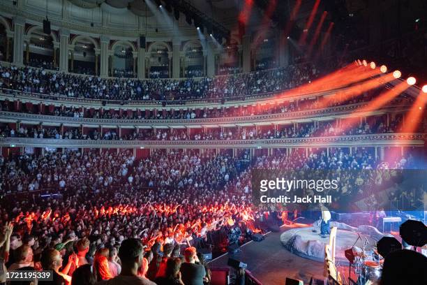 Loyle Carner performs at Royal Albert Hall, as a live recording is made of his Mercury Prize nominated album ‘Hugo’ on his birthday, on October 06,...
