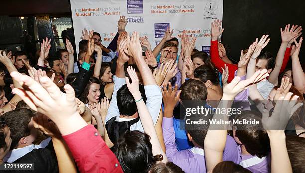 Jimmy Award Nominees perform at the 5th Annual National High School Musical Theater Awards at Minskoff Theatre on July 1, 2013 in New York City.