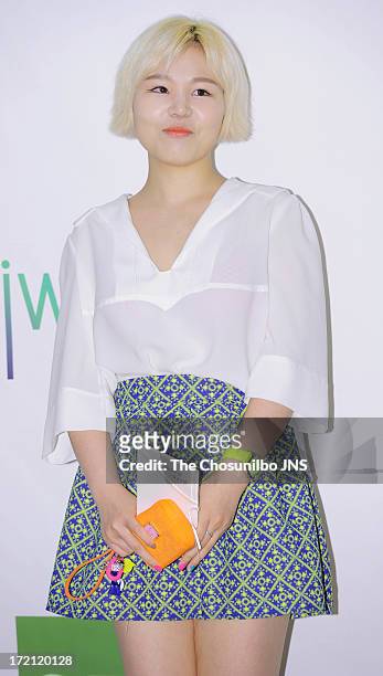 Attends Jang Yoon-Jung and Do Kyung-Wan Wedding at 63 building convention center on June 28, 2013 in Seoul, South Korea.