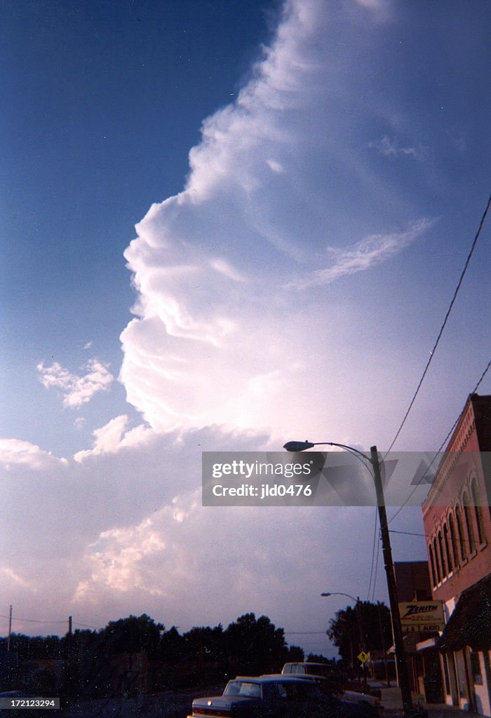 Supercell Thunderstorm Anvil A Classic Exemple Of A Supercell