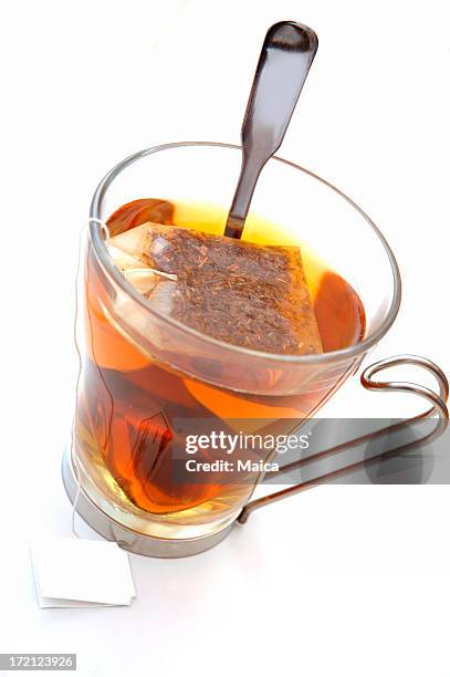 hot tea - herbal tea bag stock pictures, royalty-free photos & images