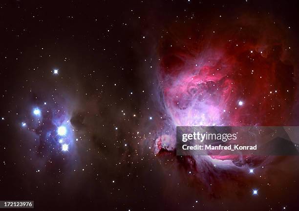 plano aproximado dos grandes nebulosa de órionobject name (optional - nebulosa imagens e fotografias de stock