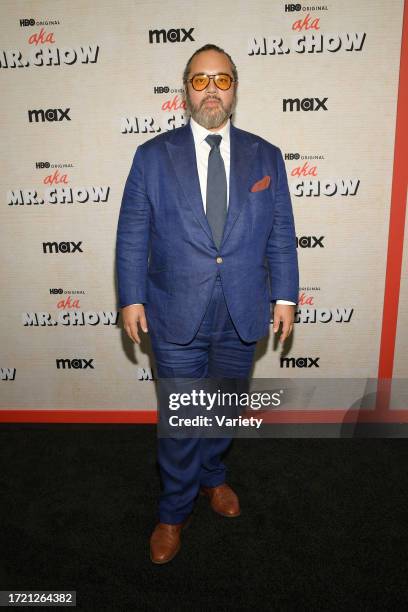 Maximillian Chow at the aka MR. CHOW Film Premiere at The Museum of Modern Art on October 12, 2023 in New York City, New York.