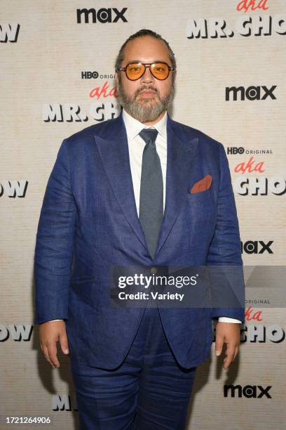 Maximillian Chow at the aka MR. CHOW Film Premiere at The Museum of Modern Art on October 12, 2023 in New York City, New York.