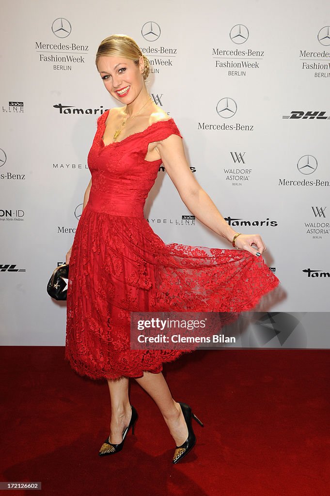 Lena Hoschek Arrivals - Mercedes-Benz Fashion Week Spring/Summer 2014