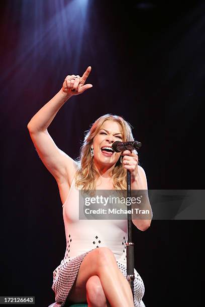 LeAnn Rimes performs at the Friend Movement Campaign benefit concert held at El Rey Theatre on July 1, 2013 in Los Angeles, California.