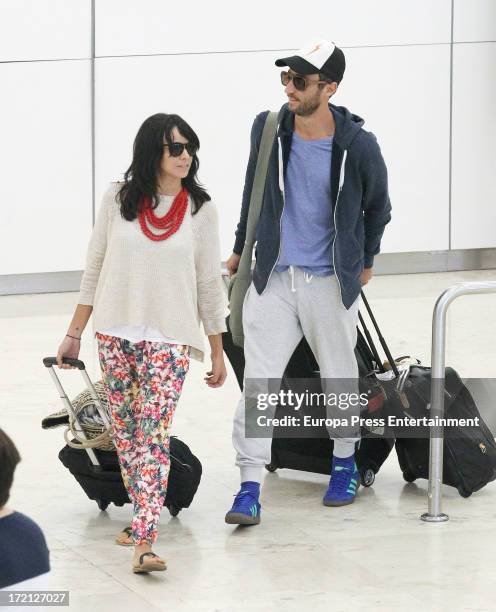 Raquel del Rosario and Pedro Castro are seen on July 1, 2013 in Madrid, Spain.