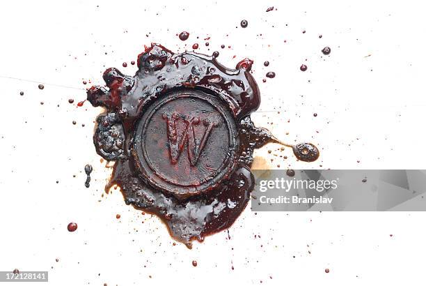 seal - letter w stock pictures, royalty-free photos & images