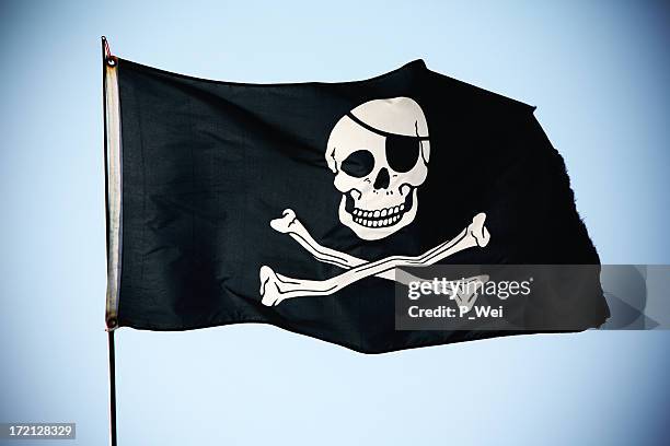 piratenflagge xl - pirate flag stock-fotos und bilder