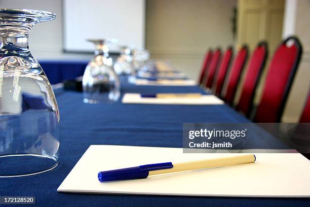 business conference room - awards ceremony table stock pictures, royalty-free photos & images