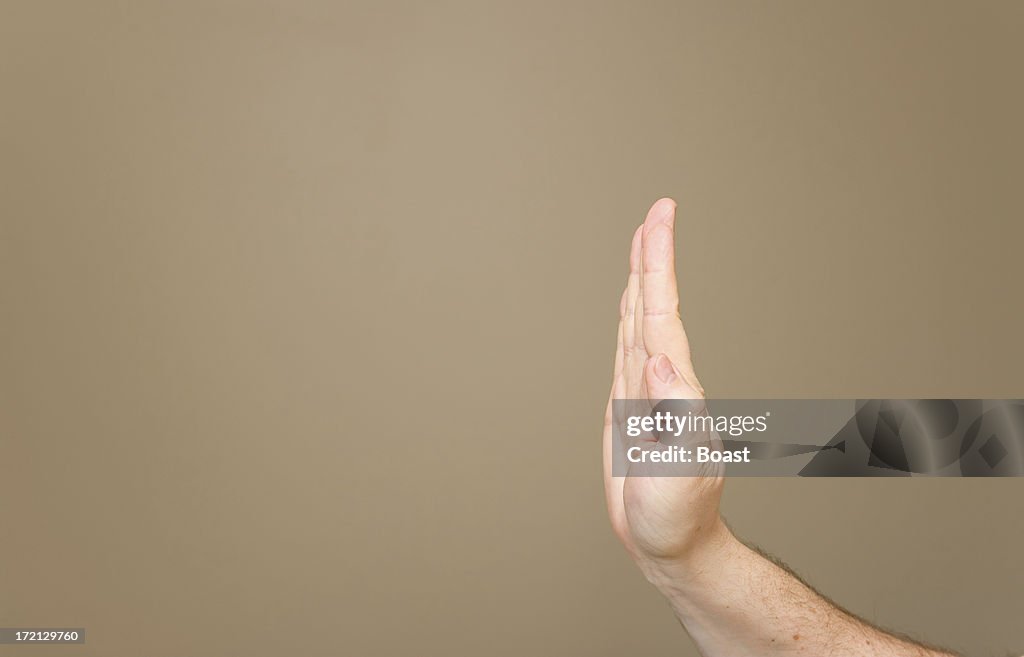 Hand Saying Stop