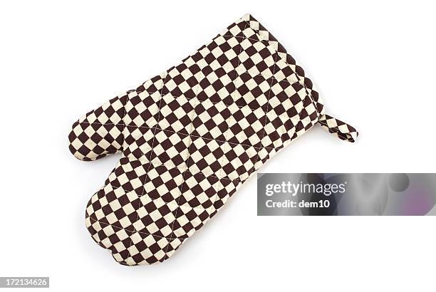gants à four - gant de cuisine photos et images de collection