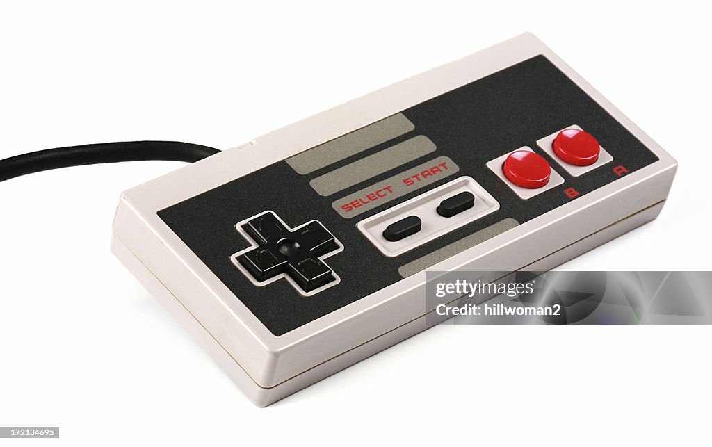 Basic Retro Controller Vintage Controller On Angle High-Res Stock Photo - Getty Images