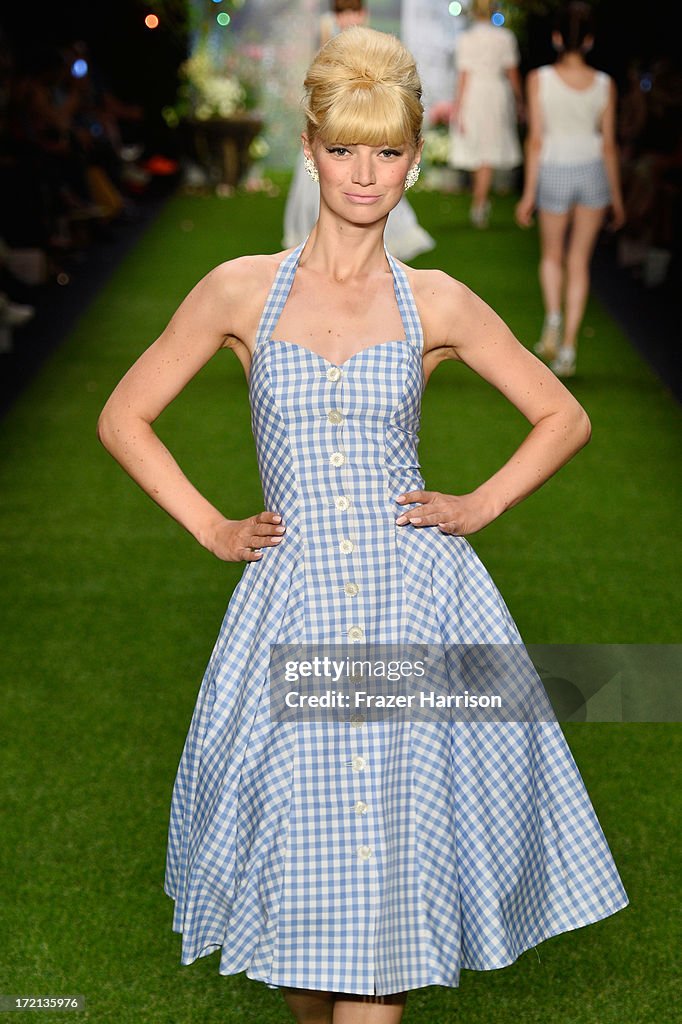 Lena Hoschek Show - Mercedes-Benz Fashion Week Spring/Summer 2014