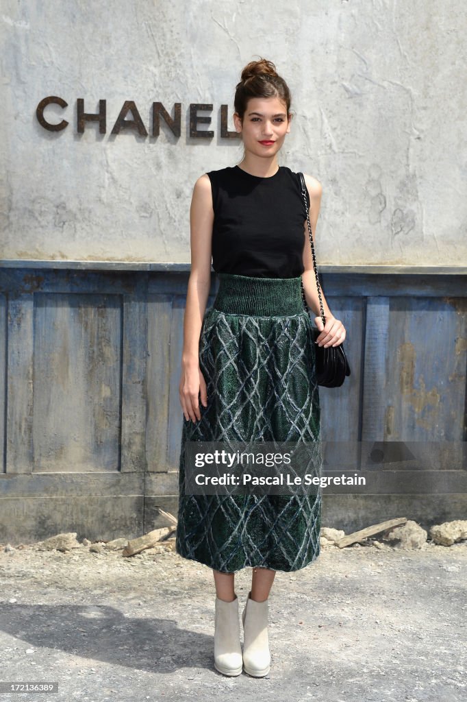 Chanel: Front Row - Paris Fashion Week Haute-Couture F/W 2013-2014