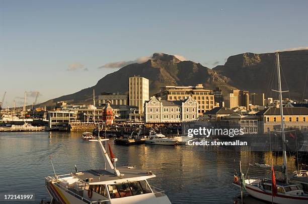 cidade do cabo - victoria and alfred waterfront imagens e fotografias de stock