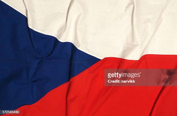 czech national flag - czech republic flag stock pictures, royalty-free photos & images