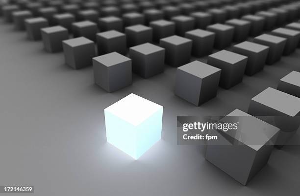 amazing person 2 - glowing cube stock pictures, royalty-free photos & images