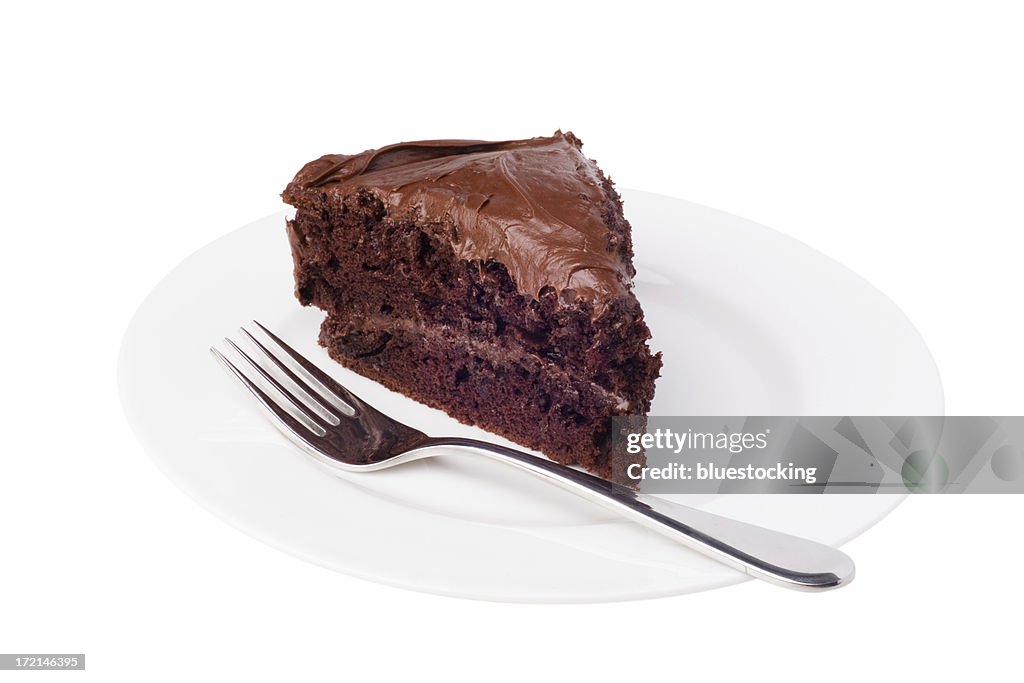 Slice of Chocolate Cake