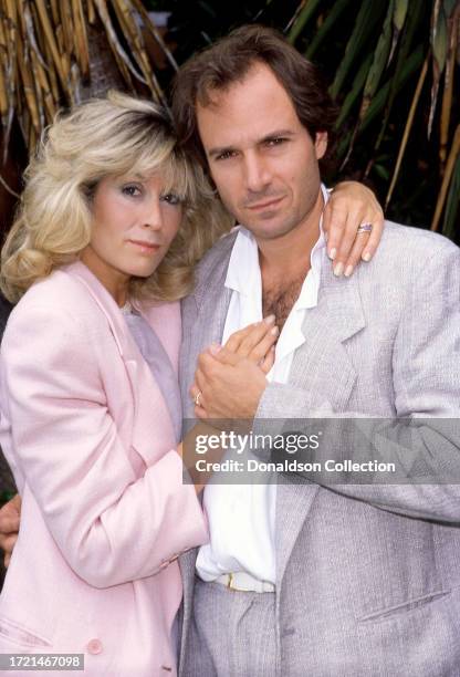 American actress Judith Light and her husband actor Robert Desiderio pose for a portrait in Los Angeles, California, circa 1986.