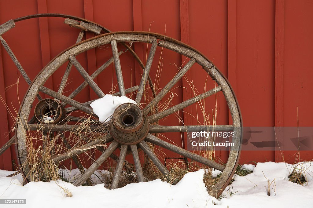 Barn and Wagon Wheels