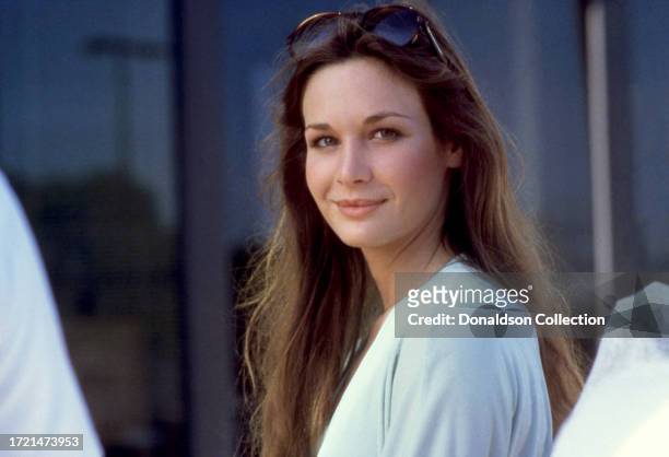 American actress Mary Crosby poses for a portrait in Los Angeles, California, circa 1980.