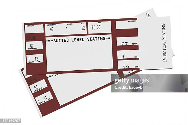 event tickets - ticket stockfoto's en -beelden