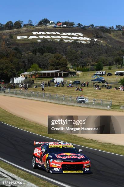 Jamie Whincup drives the Triple Eight Race Engineering Chevrolet Camaro during the Bathurst 1000, part of the 2023 Supercars Championship Series at...