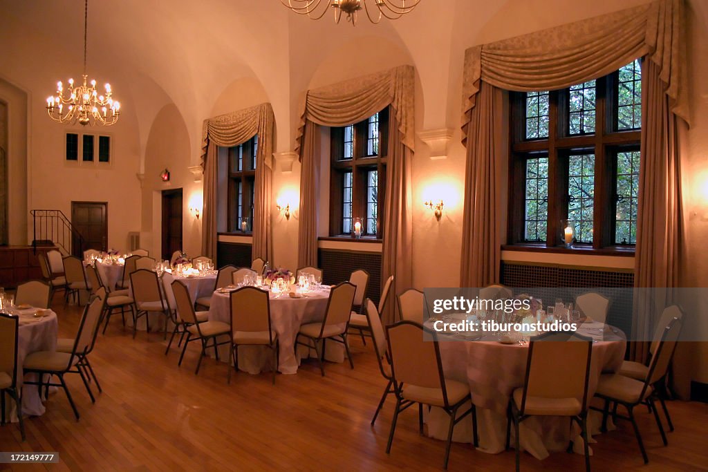 Formal Wedding Dinner Interior