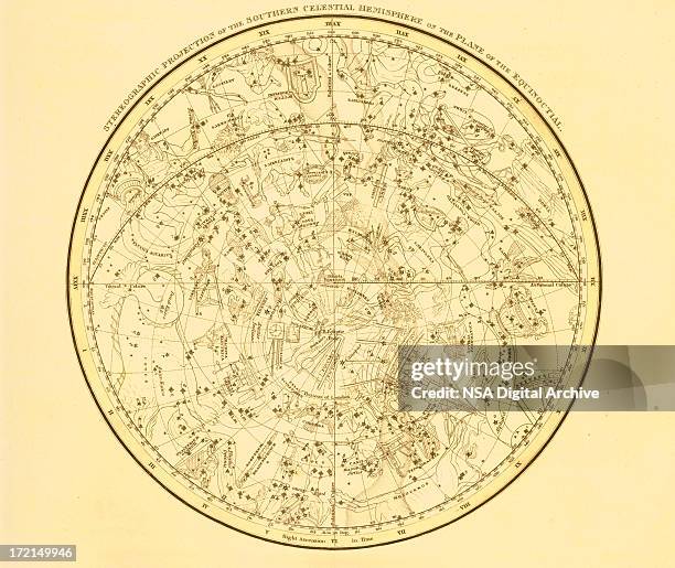 stockillustraties, clipart, cartoons en iconen met zodiac map - constellation