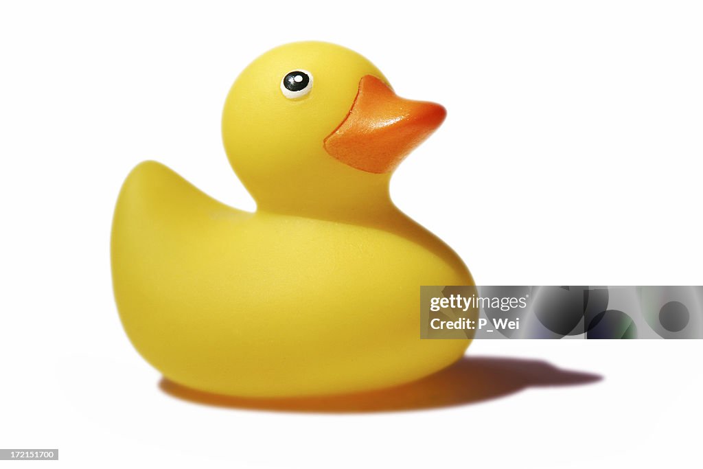 Object: Rubber Ducky with Clipping Path