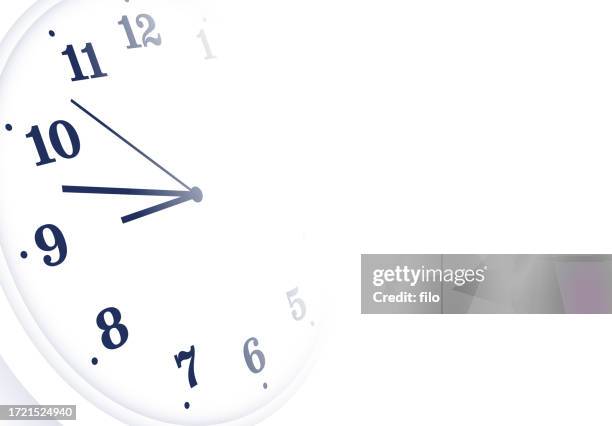 clock time background concept - opening hours sign stock illustrations
