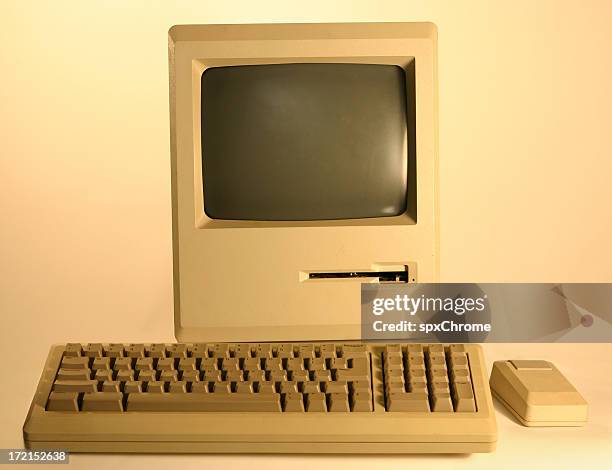 vintage ordenador - 1980 computer fotografías e imágenes de stock