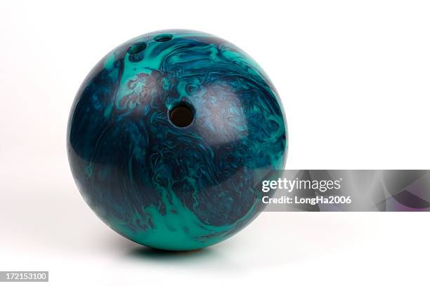 palla da bowling - ten pin bowling foto e immagini stock