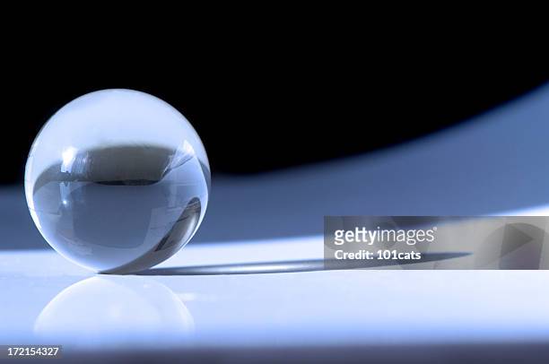 crystal ball - glass sphere stock pictures, royalty-free photos & images