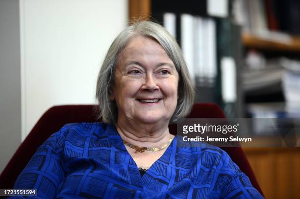 Baroness Hale In Her Office At The Supreme Court..Dame Brenda Marjorie Hale, Baroness Hale Of Richmond. 05-December-2014