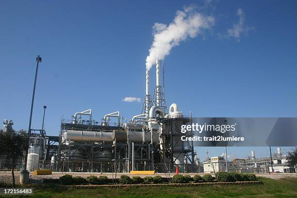 chemical plant - condensation furnace stock pictures, royalty-free photos & images