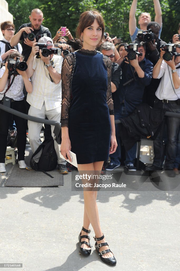 Chanel: Outside Arrivals - Paris Fashion Week Haute-Couture F/W 2013-2014