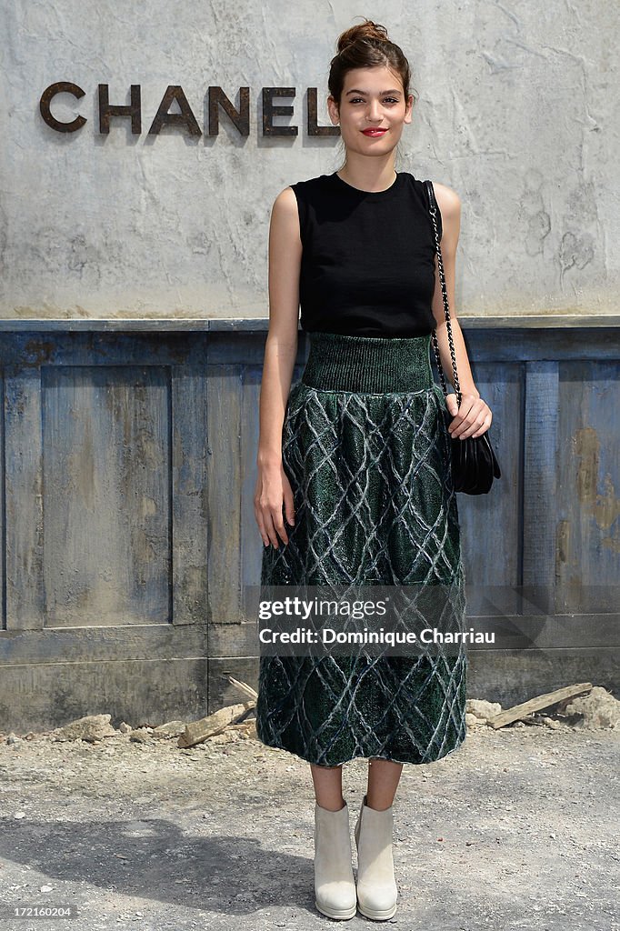 Chanel: Photocall- Paris Fashion Week Haute Couture F/W 2013-2014