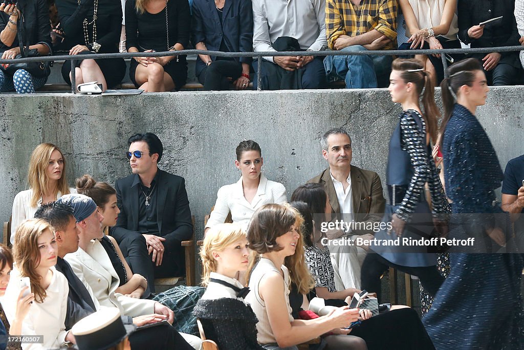 Chanel: Front Row - Paris Fashion Week Haute-Couture F/W 2013-2014