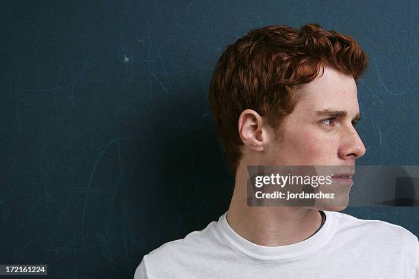 head and shoulders shot of male teen looking sideways - 16 year old male model stock pictures, royalty-free photos & images