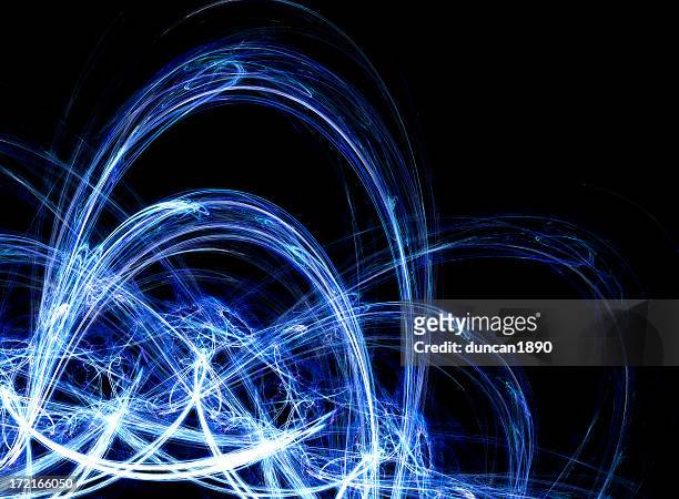blue energy - elettrone foto e immagini stock