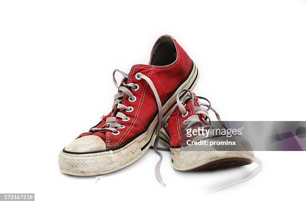 sneakers - red shoe bildbanksfoton och bilder