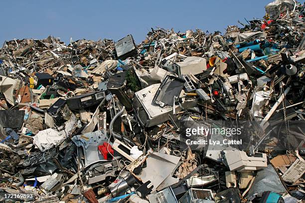 computer dump # 6 - slag heap stock pictures, royalty-free photos & images