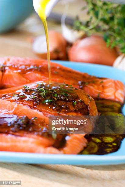 salmon - marinated stock pictures, royalty-free photos & images