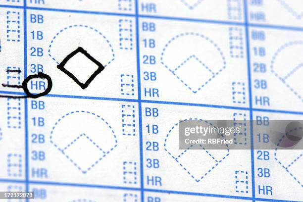 home run - scorecard stock pictures, royalty-free photos & images