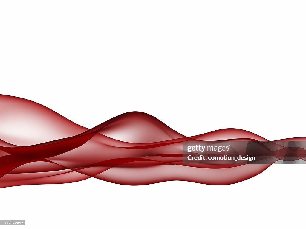 Abstract red smoke