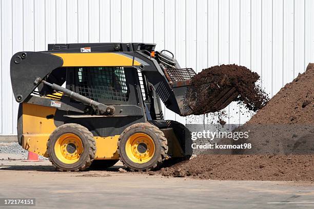 kompakte lader - kompaktlader stock-fotos und bilder