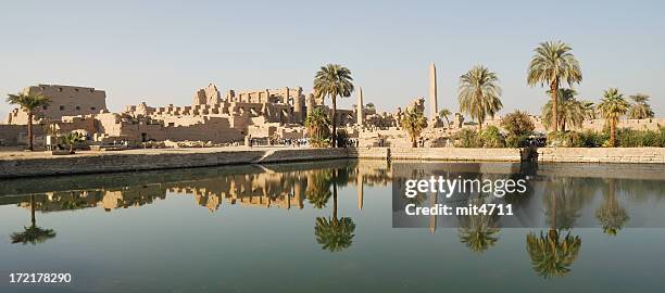 tempio di karnak 01 - luxor foto e immagini stock