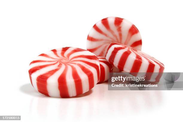 peppermint candies - mint sweet stock pictures, royalty-free photos & images